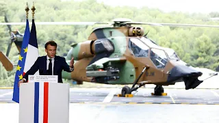 Deutsch-französische Rüstungsprojekte: Macron mahnt Fortschritte an | AFP
