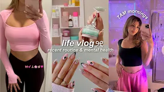 life vlog ୨୧ daily routine, 7AM mornings, mental health & vlogmas update