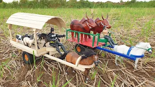 How To Make Mini Horse Bullock Cart for Wood - DIY Woodworking Projects