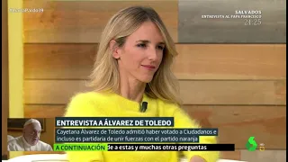 Tensión entre Cayetana Álvarez de Toledo y Cristina Pardo