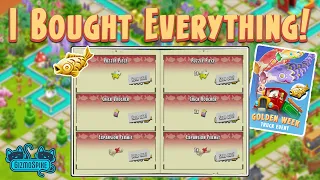 Hay Day- I bought the entire Golden Week Catalog!!