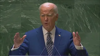 President Biden delivers address at UN General Assembly