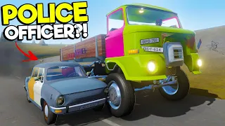 I Became a Police Officer & Destroyed the AI in The Long Drive Mods!