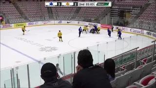 Hendrix Lapierre - Pass on Xavier Bourgault's goal and Goal - Canada Gold