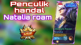 Solo RANK Gameplay NATALIA Roam culik satu satu-mobile legends