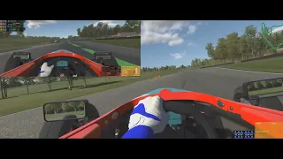 Сравнение VR и плоского экрана в автосимуляторе на примере iRacing #simracing #iracing #vr