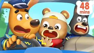 Don't Play in Driver's Seat | Car Safety | Detective🚔| Kids Cartoon | Sheriff Labrador | BabyBus