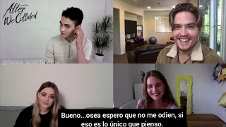 Entrevista: Josephine Langford, Hero Fiennes Tiffin y Dylan Sprouse con Anna Briand -Sub español