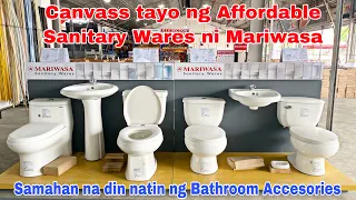 Canvass tayo ng Mariwasa Sanitary wares at Bathroom Accessories