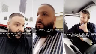 DJ Khaled On Set of Pitch Perfect 3 | FULL VIDEO