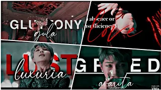 BTS - The Seven Deadly Sins🗡️🚫⚠️❗| Blood , Sweat And Tears x Taki Taki FMV | Read Description👇