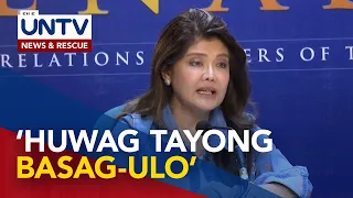 Sen. Marcos, may agam-agam sa EO sa WPS security; Reso vs China bullying, inihain sa Senado