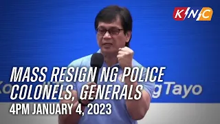 Mass Resign ng Police Colonels, Generals | Kidlat News Update (January 4, 2023 4PM)