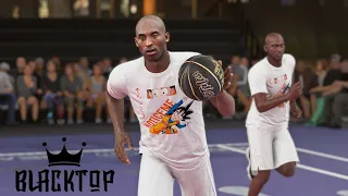 Kobe and MJ vs. LBJ and KD | NBA 2K22 Blacktop Gameplay