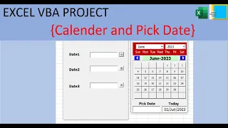 Calendar and Date Picker | Excel VBA Project