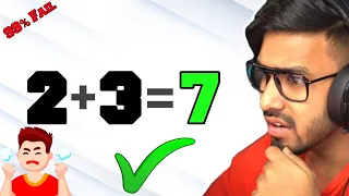 TECHNO GAMERZ BECOME A MATHS TEACHER || SOLVED THE PUZZLE