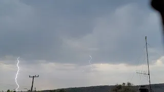 Thunderstorm in Michoacán México May 17, 2022