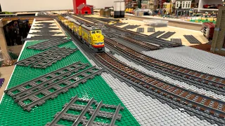 LEGO Trains - Back In The LEGO Room Running Trains