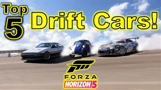 Top 5 BEST Drift Cars in Forza Horizon 5!