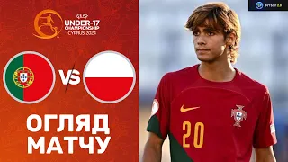 Португалія – Польща. Чемпіонат Європи U-17, 1/4 фіналу / Огляд матчу