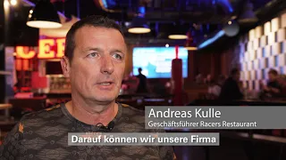 LANMEDIA Erfolgsstory - Racer's Villach - Infomonitore in Restaurants