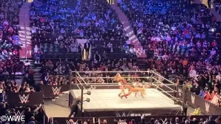 Ronda Rousey & Naomi Beat 👊 Charlotte Flair & Sonya Deville at WWE MSG LIVE EVENT