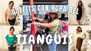 Renovando mi closet en el TIANGUIS 👌🏻 Armé outfit por $17 pesos