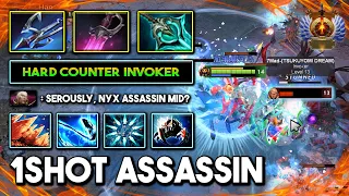 INCREDIBLE MID Nyx Assassin Harpoon + Disperser Build Brutal 1Shot Instant Kill Hard Counter Invoker