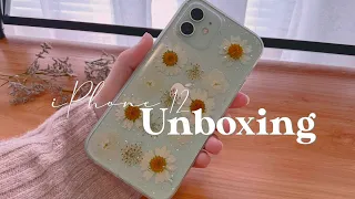 Green iPhone 12 Unboxing 🌿 | Android to iOS | ASMR Aesthetic