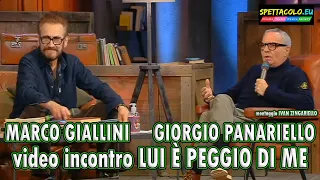 Marco Giallini e Giorgio Panariello, video incontro Lui è peggio di me