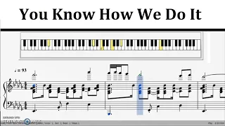 You Know How We Do It - Ice Cube - Piano Cover / Instrumental (Intro Loop)