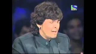 X Factor India - Sonu Nigam does the female part of Aaj Ki Raat- X Factor India - Episode 22 - 29th Jul 2011