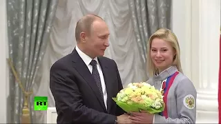 Путин вручил госнаграды Олимпийцам!