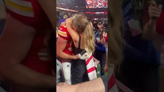 Taylor Swift and Travis Kelce share beautiful moment after Chiefs win ❤️