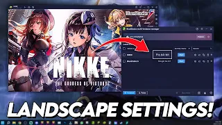 *BEST PC SETTINGS* How To Play LANDSCAPE On NIKKE Goddess Of Victory PC! (Bluestacks 5)