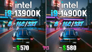 Core i9 14900K vs Core i9 13900K - Test in 10 Games