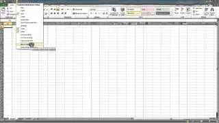 1.5 Quick Access Toolbar - MS Excel (Urdu) - MS Office 2010 Tutorials