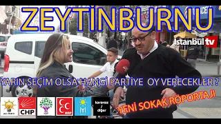 (SAYAÇLI)ZEYTİNBURNU 58 BULVAR'DA SORDUK YARIN SEÇİM OLSA HANGİ PARTİYE OY VERİRSİNİZ NEDEN ?