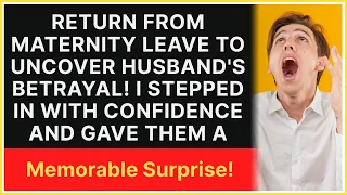 Return from Maternity Leave to Uncover Husband's Betrayal! I Gave Them a Memorable Surprise!