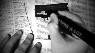 How To Make A Newspaper Blackout Poem