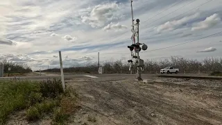 San Joaquín valley railroad in Lemoore in the spring 2024