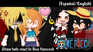 🌹•Straw hats react to Boa Hancock•🌹[Español/English]