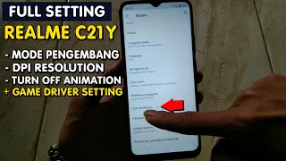 How to Set Developer Options for Realme C21Y (Improve Performance and Gaming Performance)