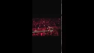 Madonna performs Rebel Rebel in tribute to David Bowie. Houston, Tx. Toyota Center 1/12/2016.