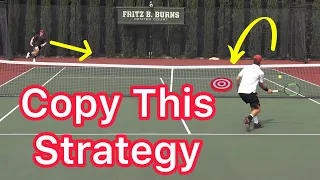 High Level Singles Strategy Explained (Awesome Tennis Tips)