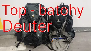 Batohy Deuter - nejvíc co se dá na záda nasadit