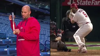 Albert Pujols Hitting Advice