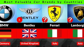 Comparison: Fastest cars in the world । The top 20 Car Brands Around The World in 2023