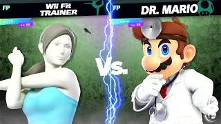 Super Smash Bros Ultimate Amiibo Fights – Wii Fit Trainer vs the World #18 Wii Fit vs Dr Mario