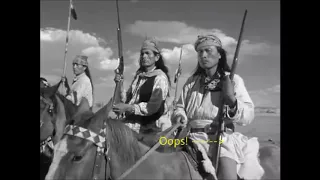 Modern Vehicle Blooper in John Ford Western "Fort Apache" (1948)